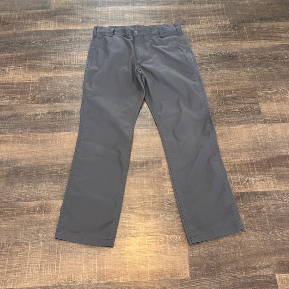 Carhartt Relaxed Fit Gray Men’s Work Pants Size 36x34 - Picture 1 of 4